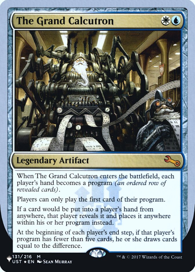 The Grand Calcutron ULST-47 The List (Unfinity Foil Edition) Magic card