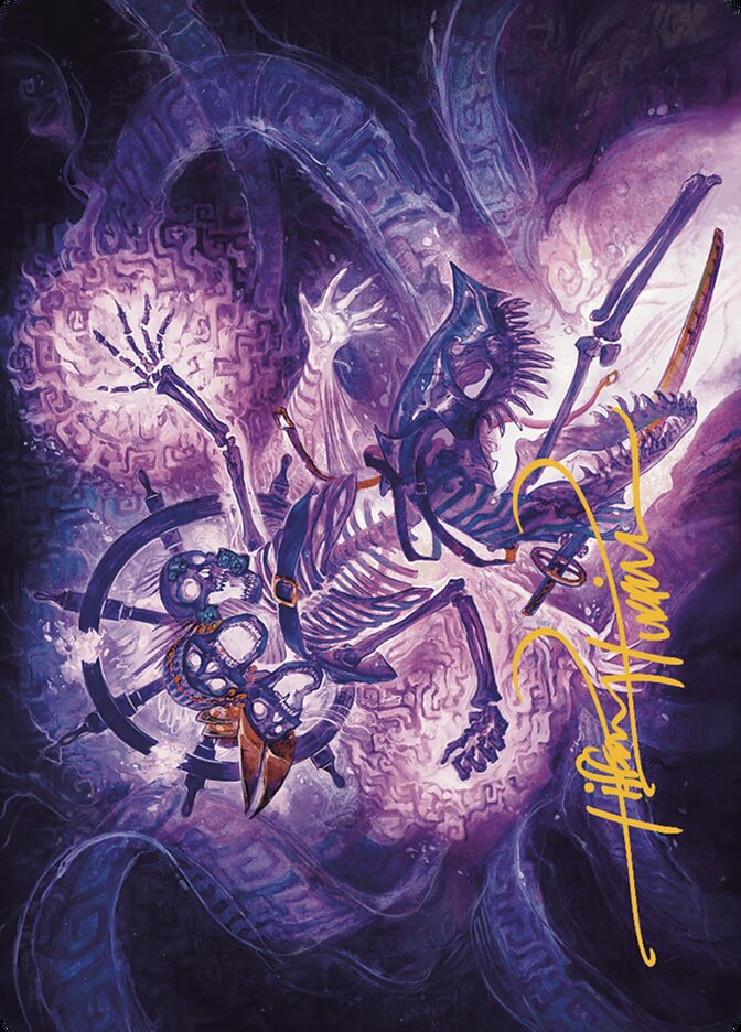 The Grim Captain // The Grim Captain ALCI-41 The Lost Caverns of Ixalan Art Series Magic card