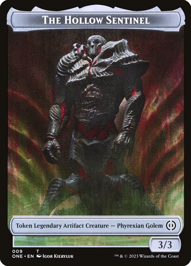 The Hollow Sentinel TONE-9 Phyrexia: All Will Be One Tokens Magic card