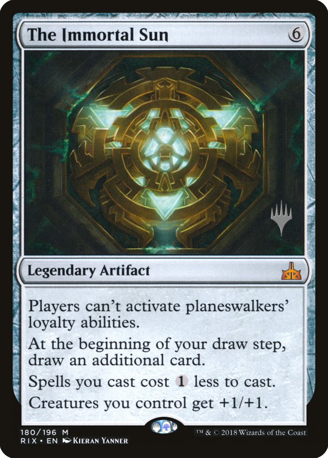 The Immortal Sun PRIX-180P Rivals of Ixalan Promos Magic card