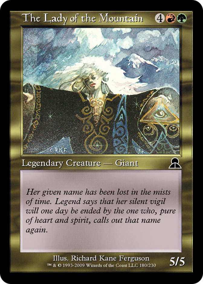 The Lady of the Mountain ME3-180 Masters Edition III Magic card