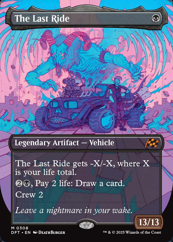 The Last Ride DFT-308 Aetherdrift Magic card