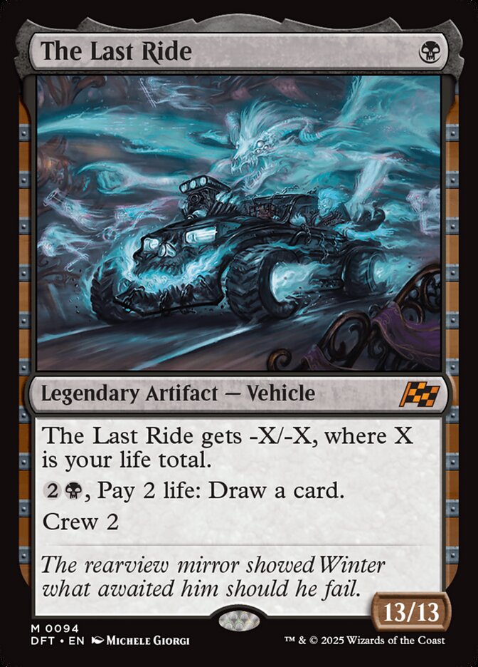 The Last Ride DFT-94 Aetherdrift Magic card