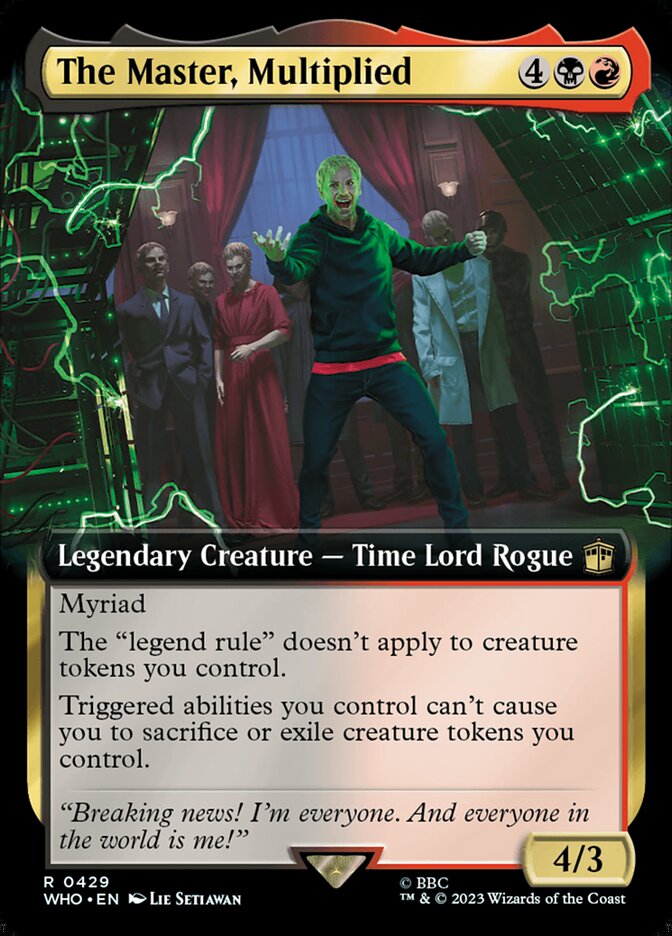 The Master, Multiplied WHO-429 Doctor Who Magic card