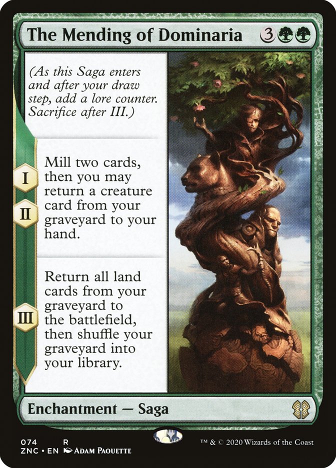 The Mending of Dominaria ZNC-74 Zendikar Rising Commander Magic card