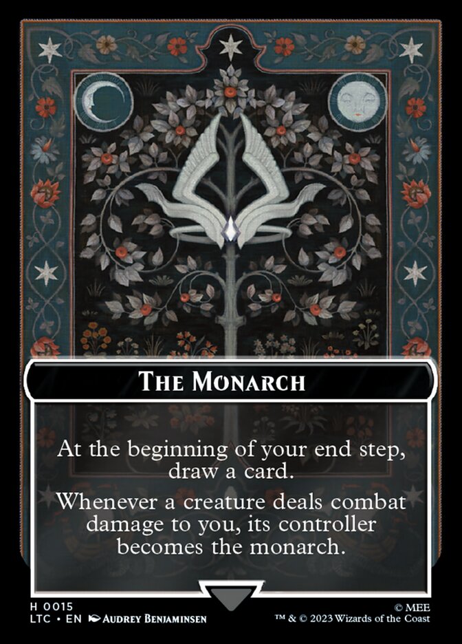 The Monarch TLTC-15 Tales of Middle-earth Commander Tokens Magic card
