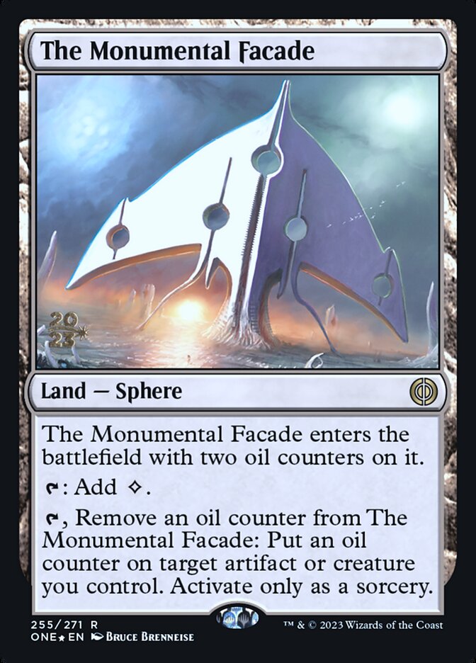 The Monumental Facade PONE-255S Phyrexia: All Will Be One Promos Magic card