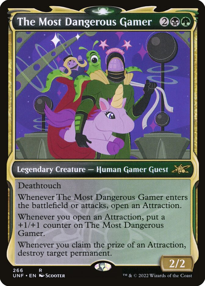The Most Dangerous Gamer UNF-266 Unfinity Magic card