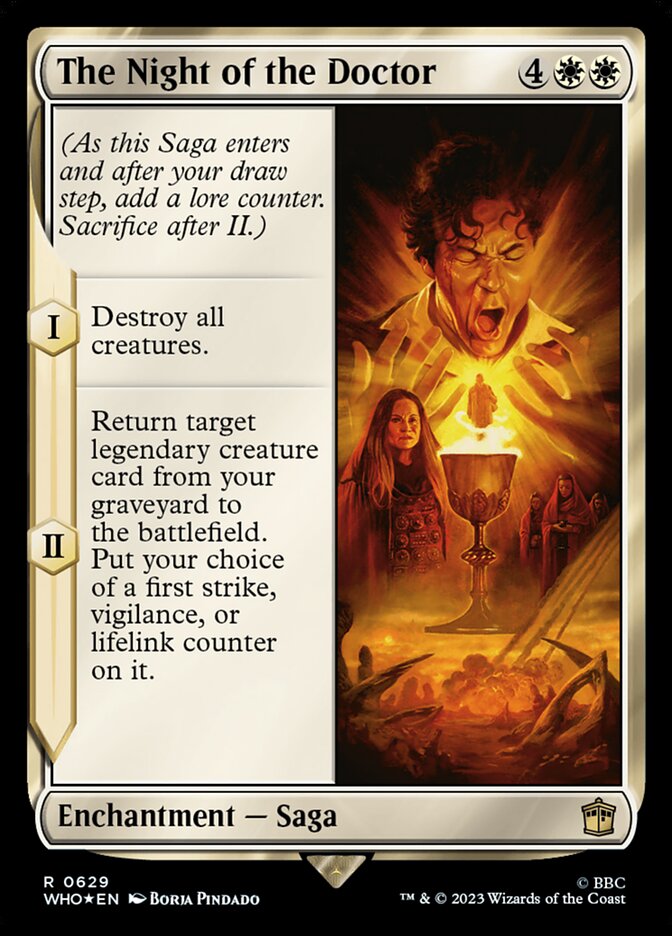 The Night of the Doctor WHO-629 Doctor Who Magic card