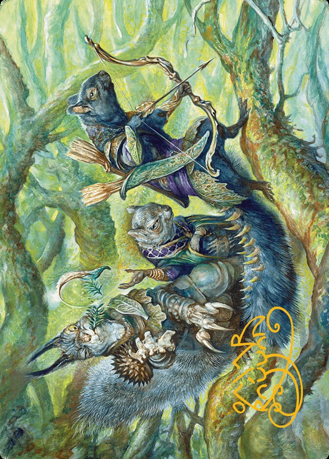 The Odd Acorn Gang // The Odd Acorn Gang ABLB-32 Bloomburrow Art Series Magic card