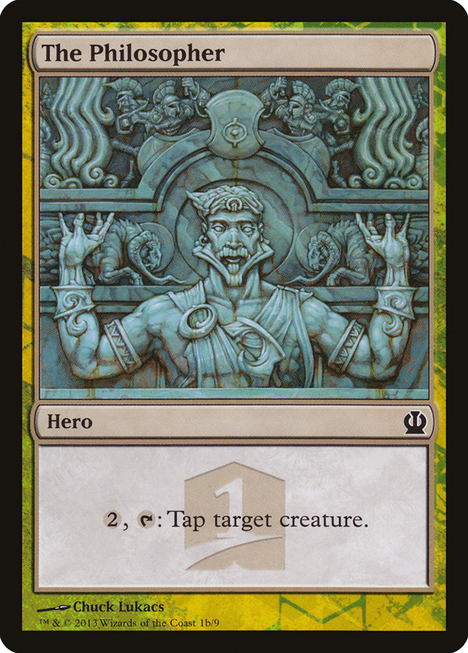 The Philosopher THP1-1B Theros Hero's Path Magic card