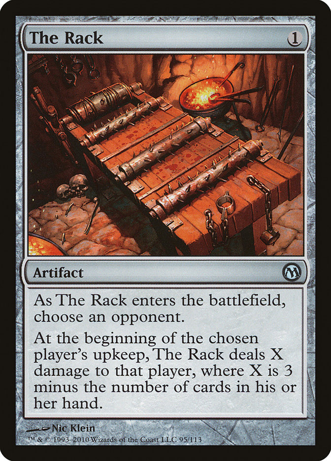 The Rack DPA-95 Duels of the Planeswalkers Magic card