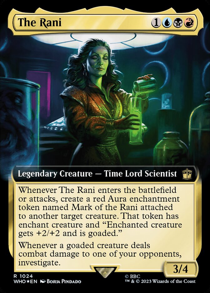 The Rani WHO-1024 Doctor Who Magic card