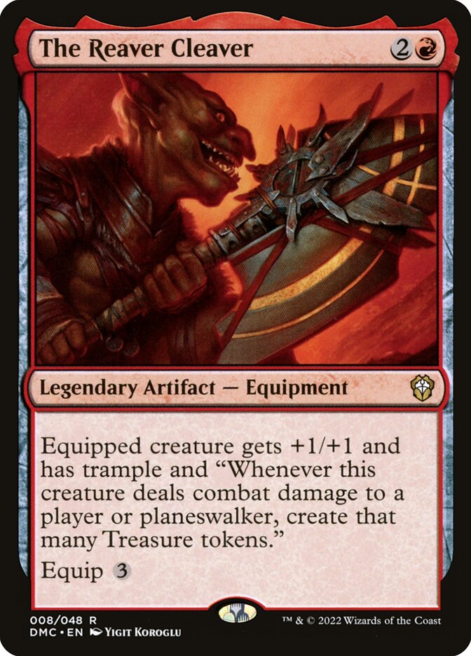 The Reaver Cleaver DMC-8 Dominaria United Commander Magic card