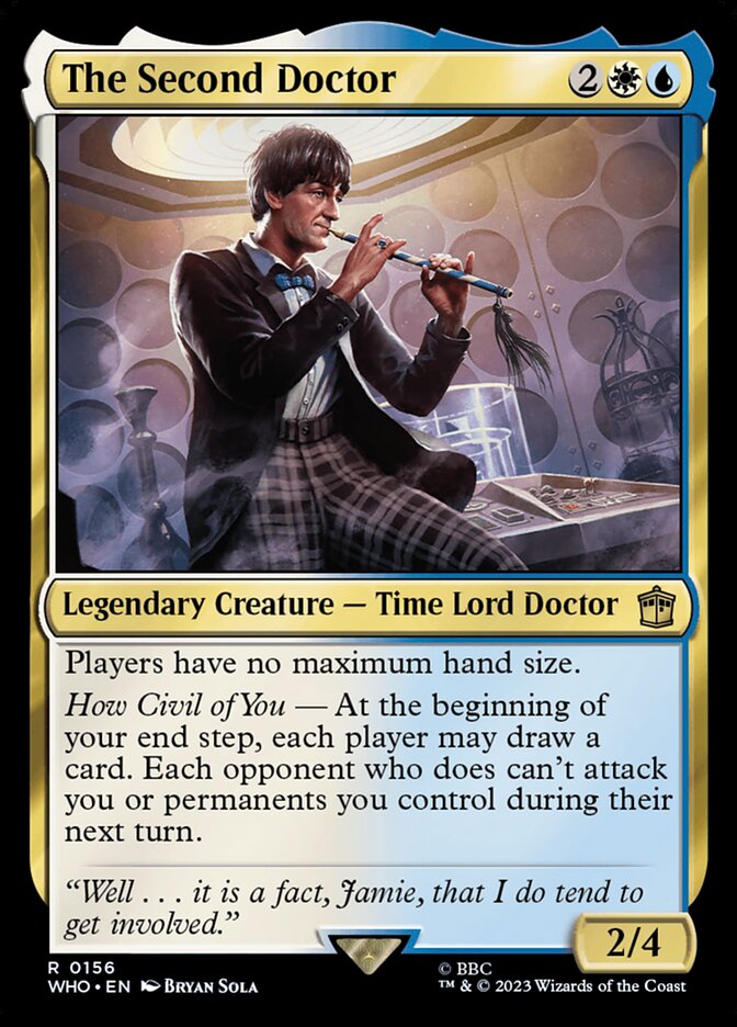 The Second Doctor WHO-156 Doctor Who Magic card