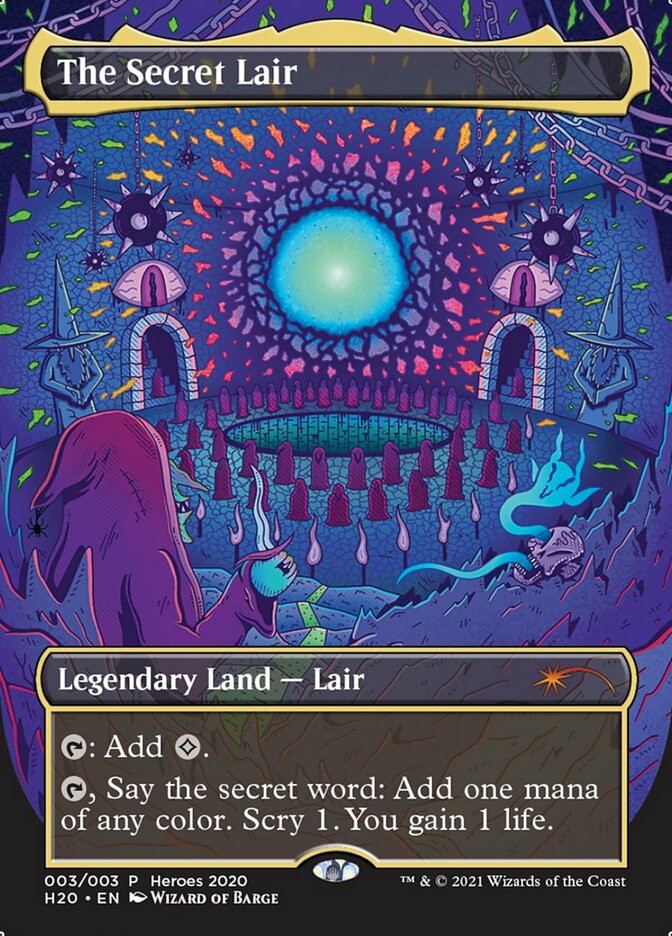 The Secret Lair PH20-3 2020 Heroes of the Realm Magic card