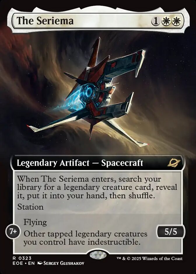 The Seriema EOE-323 Edge of Eternities Magic card