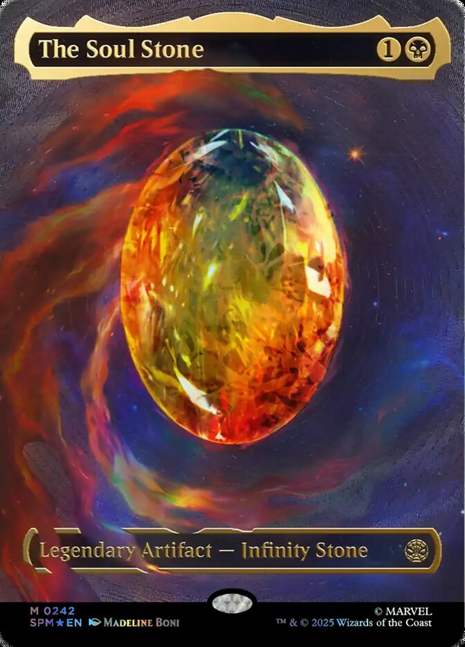 The Soul Stone SPM-242 Marvel's Spider-Man Magic card