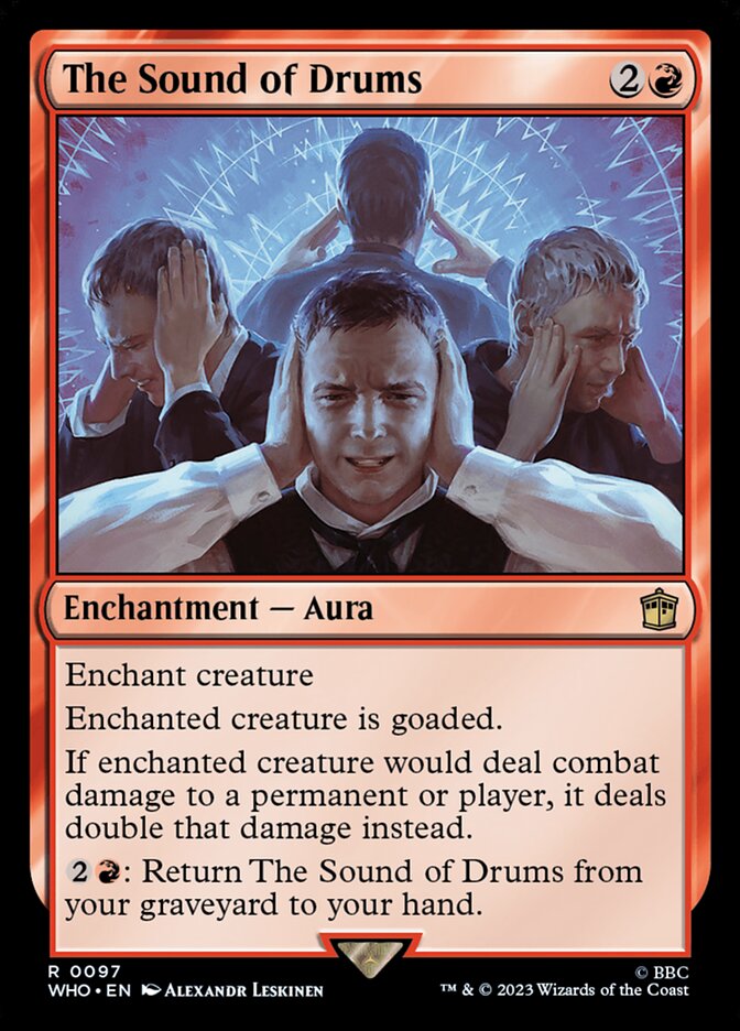 The Sound of Drums WHO-97 Doctor Who Magic card