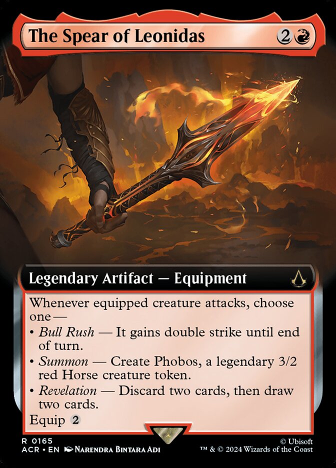 The Spear of Leonidas ACR-165 Assassin's Creed Magic card