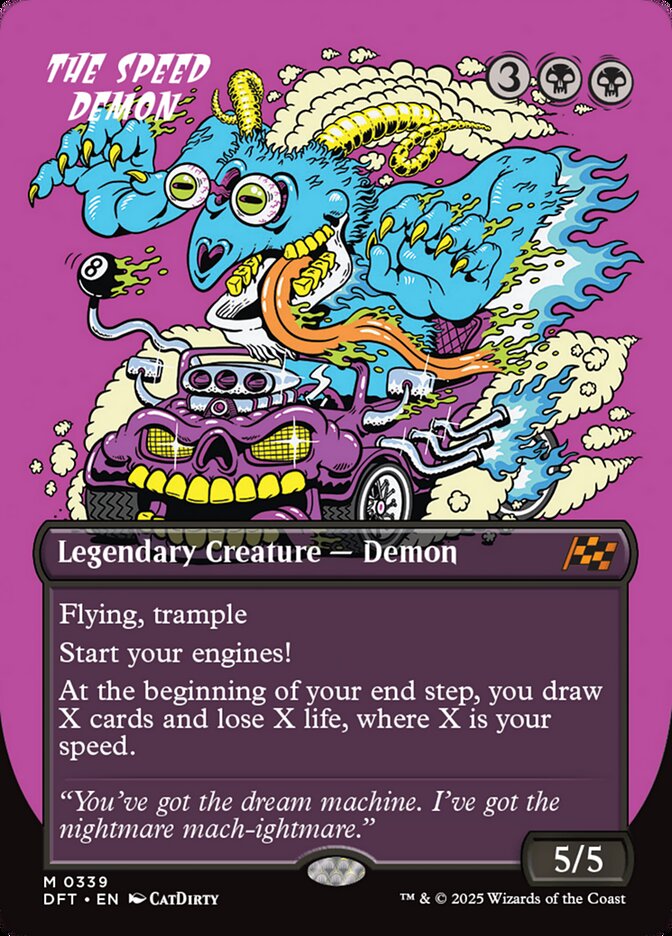 The Speed Demon DFT-339 Aetherdrift Magic card