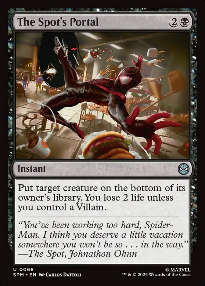 The Spot's Portal SPM-68 Marvel's Spider-Man Magic card