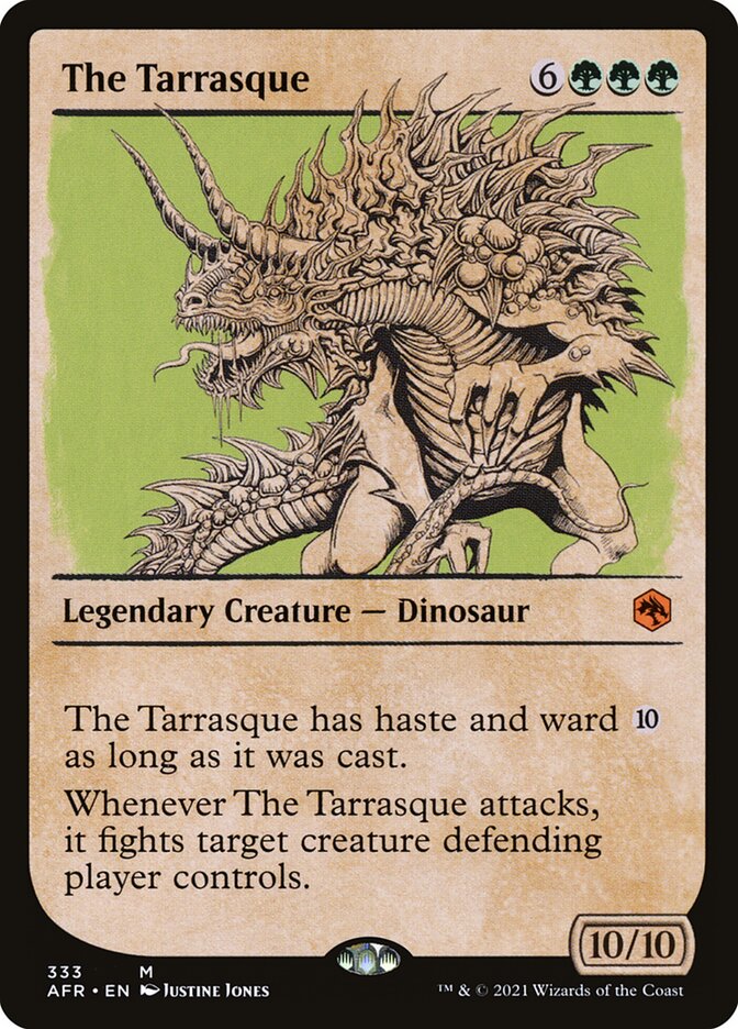 The Tarrasque AFR-333 Adventures in the Forgotten Realms Magic card