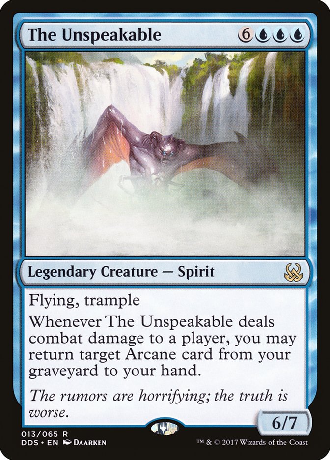 The Unspeakable DDS-13 Duel Decks: Mind vs. Might Magic card