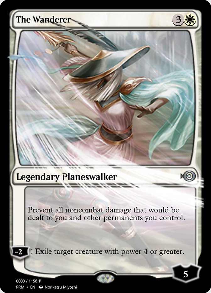 The Wanderer PRM-72267 Magic Online Promos Magic card
