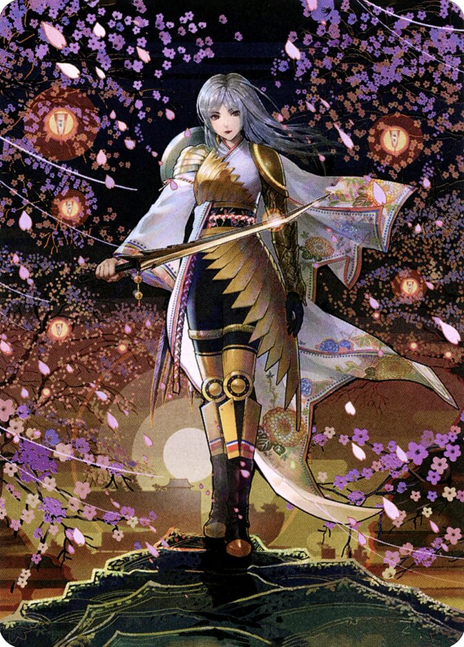 The Wandering Emperor // The Wandering Emperor ANEO-50 Neon Dynasty Art Series Magic card