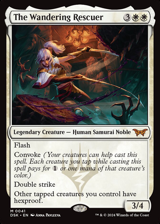 The Wandering Rescuer DSK-41 Duskmourn: House of Horror Magic card