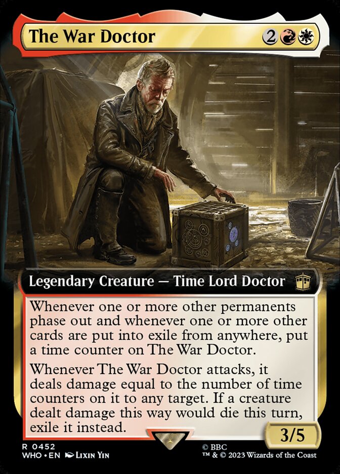 The War Doctor WHO-452 Doctor Who Magic card