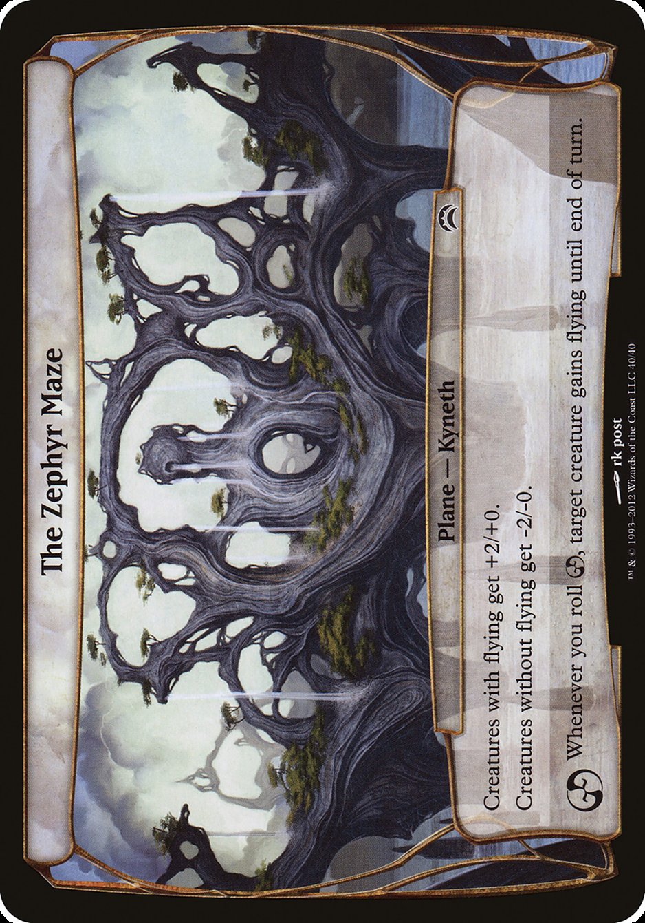 The Zephyr Maze OPC2-40 Planechase 2012 Planes Magic card
