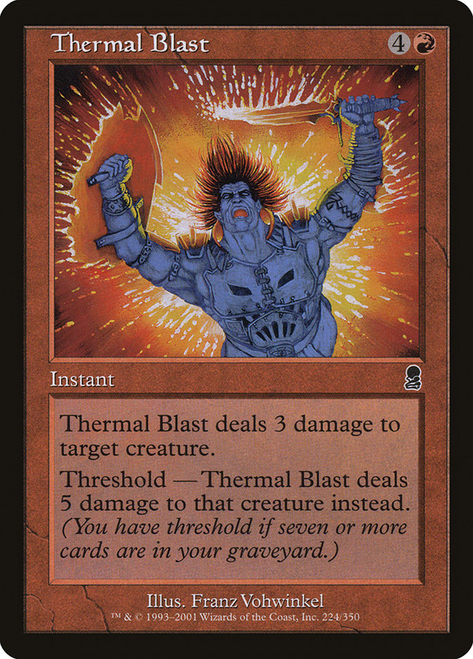 Thermal Blast ODY-224 Odyssey Magic card
