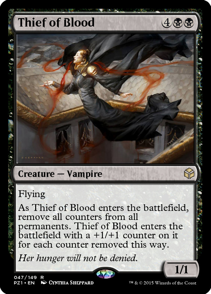 Thief of Blood PZ1-47 Legendary Cube Prize Pack Magic card