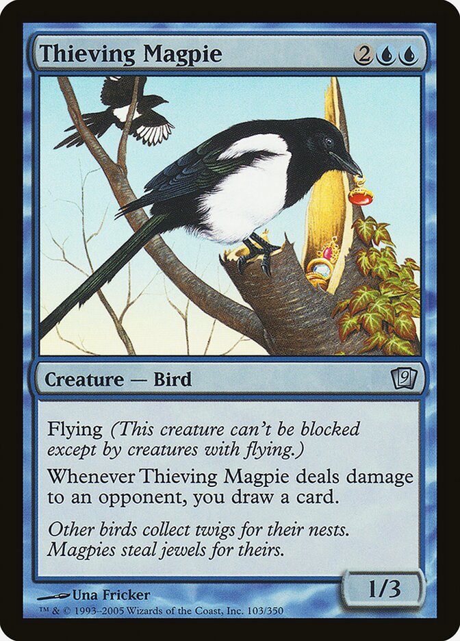 Thieving Magpie 9ED-103STAR Ninth Edition Magic card
