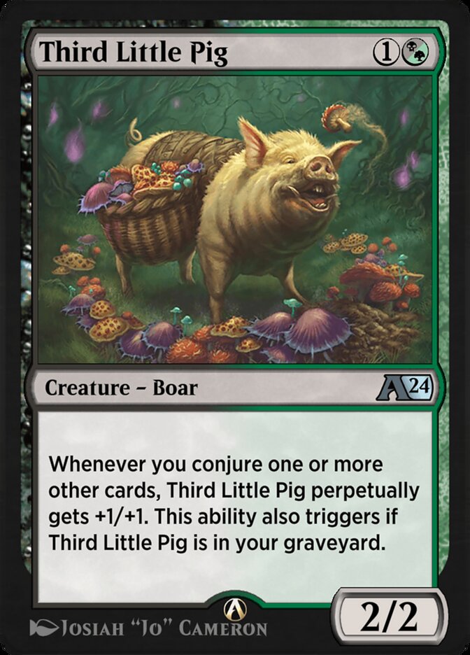 Third Little Pig YWOE-28 Alchemy: Wilds of Eldraine Magic card