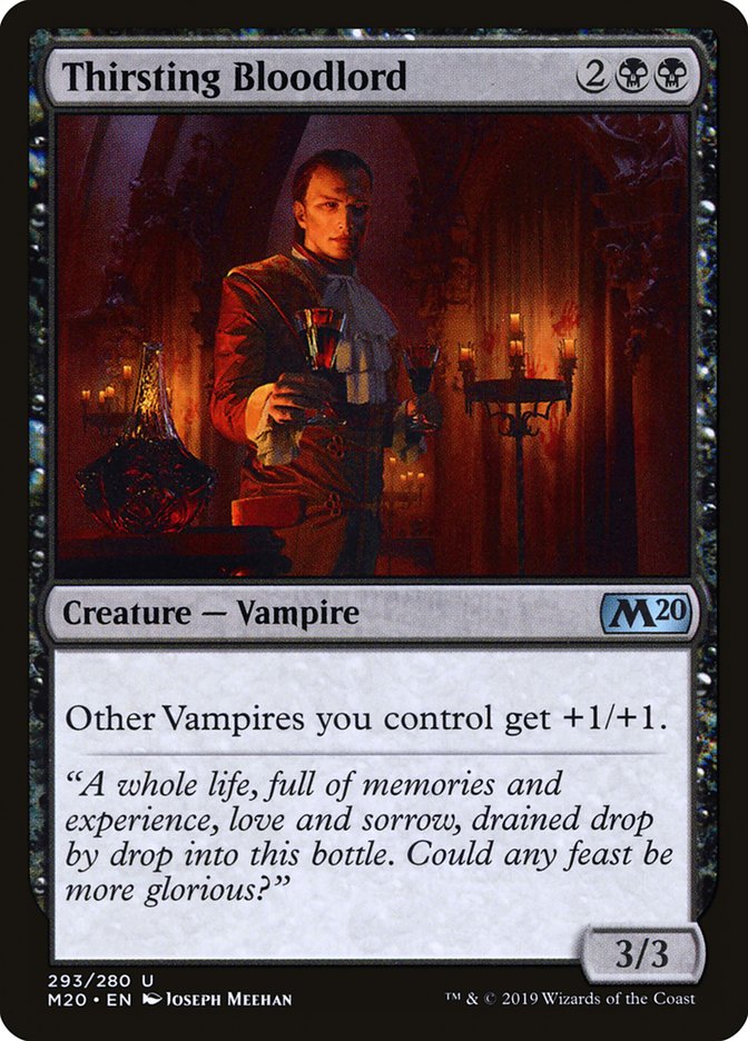 Thirsting Bloodlord M20-293 Core Set 2020 Magic card