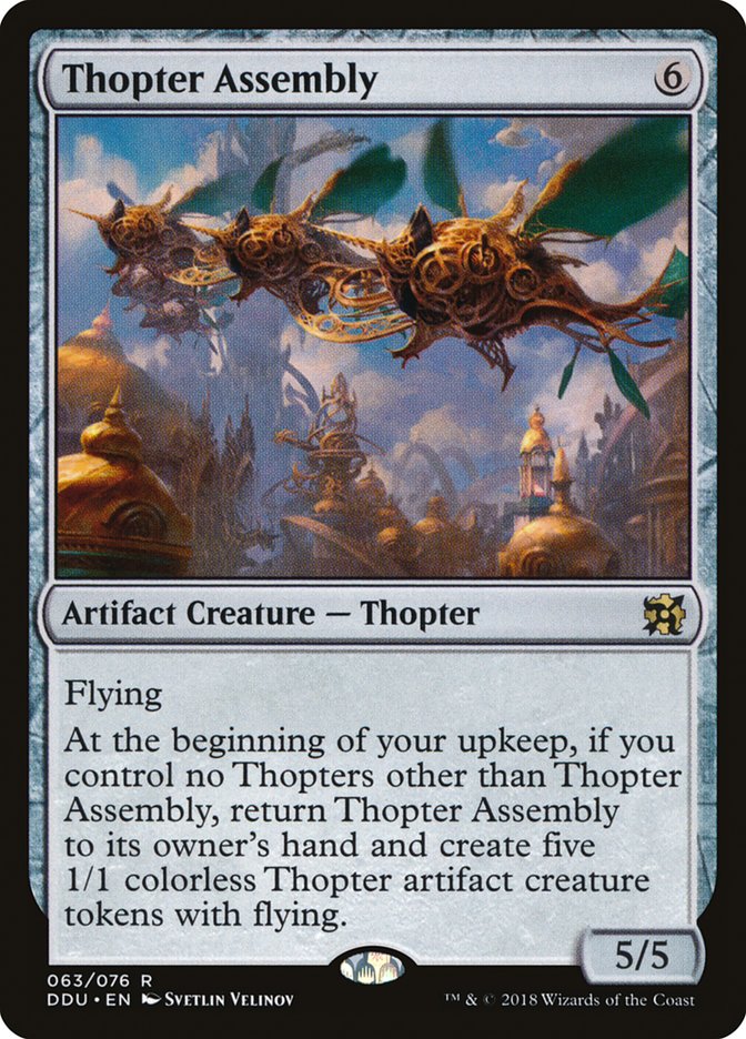Thopter Assembly DDU-63 Duel Decks: Elves vs. Inventors Magic card
