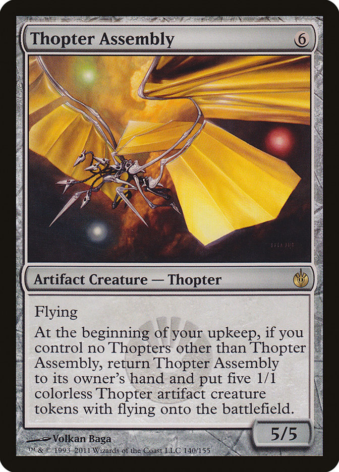 Thopter Assembly MBS-140 Mirrodin Besieged Magic card