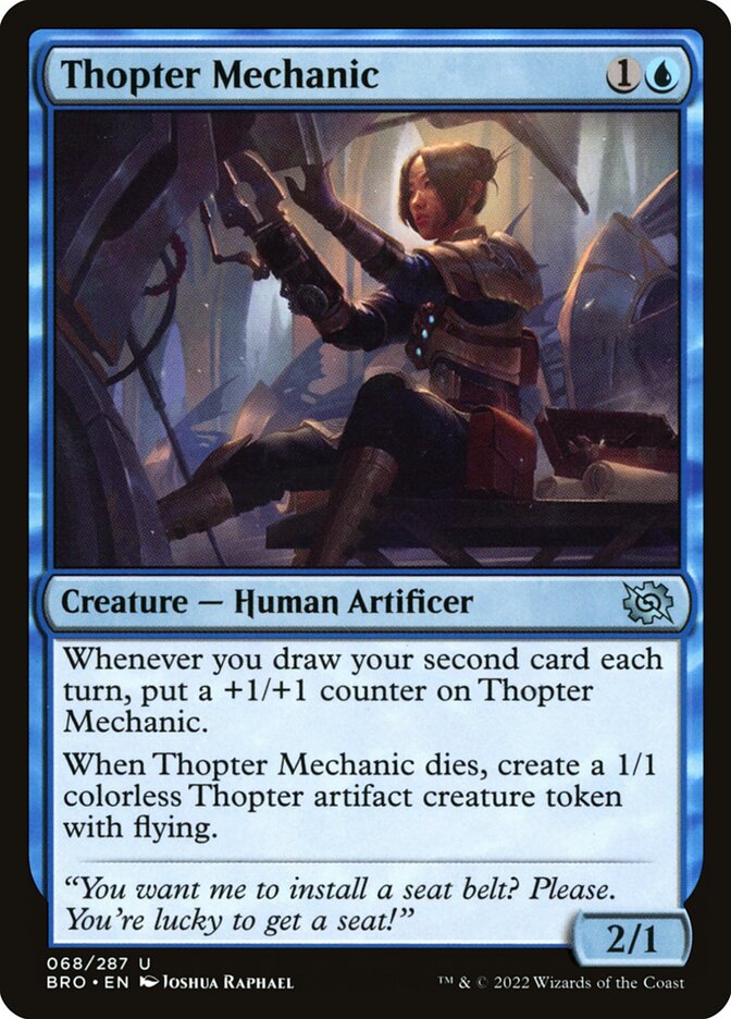 Thopter Mechanic BRO-68 The Brothers' War Magic card