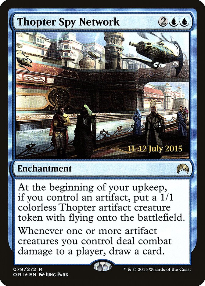 Thopter Spy Network PORI-79S Magic Origins Promos Magic card