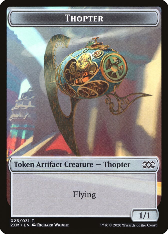 Thopter T2XM-26 Double Masters Tokens Magic card