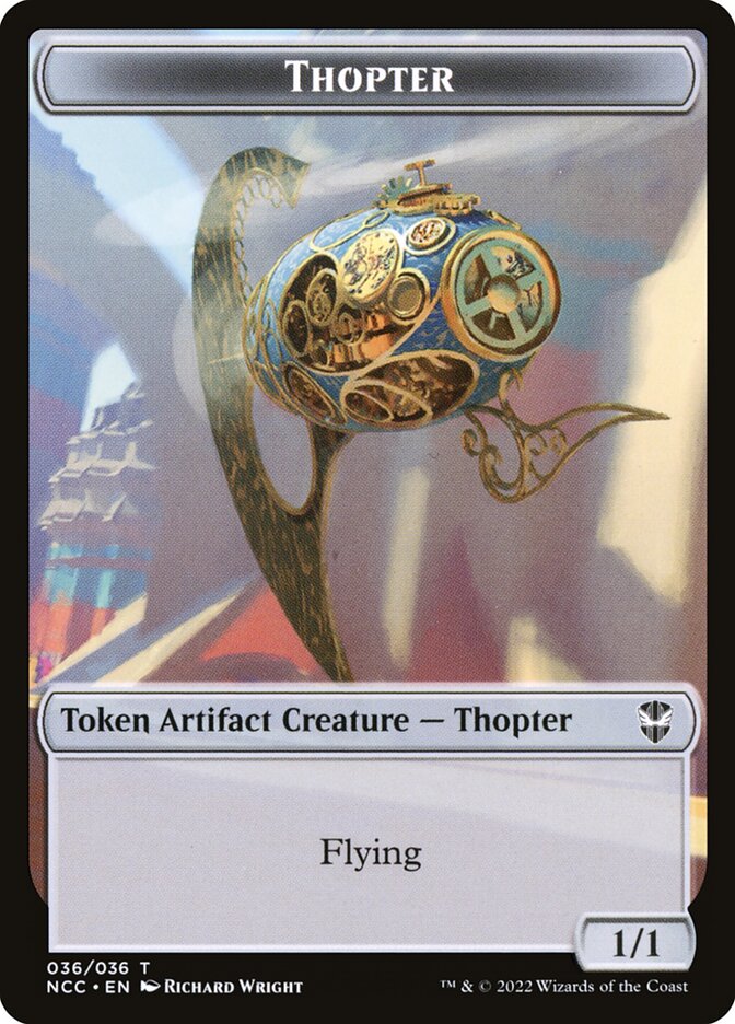 Thopter TNCC-36 New Capenna Commander Tokens Magic card
