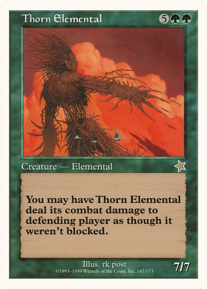 Thorn Elemental O90P-11 Oversized 90's Promos Magic card