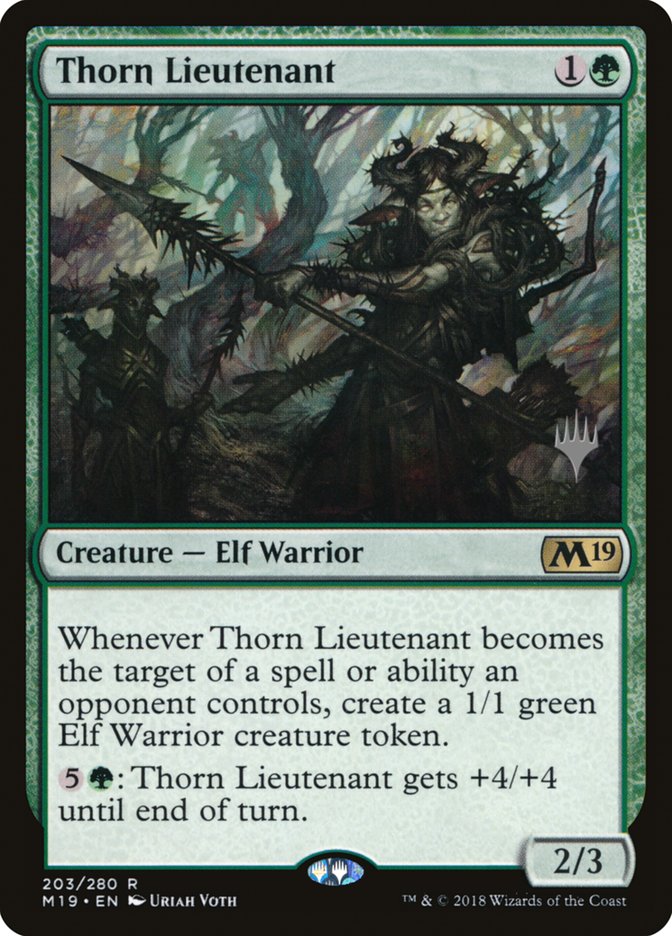 Thorn Lieutenant PM19-203P Core Set 2019 Promos Magic card