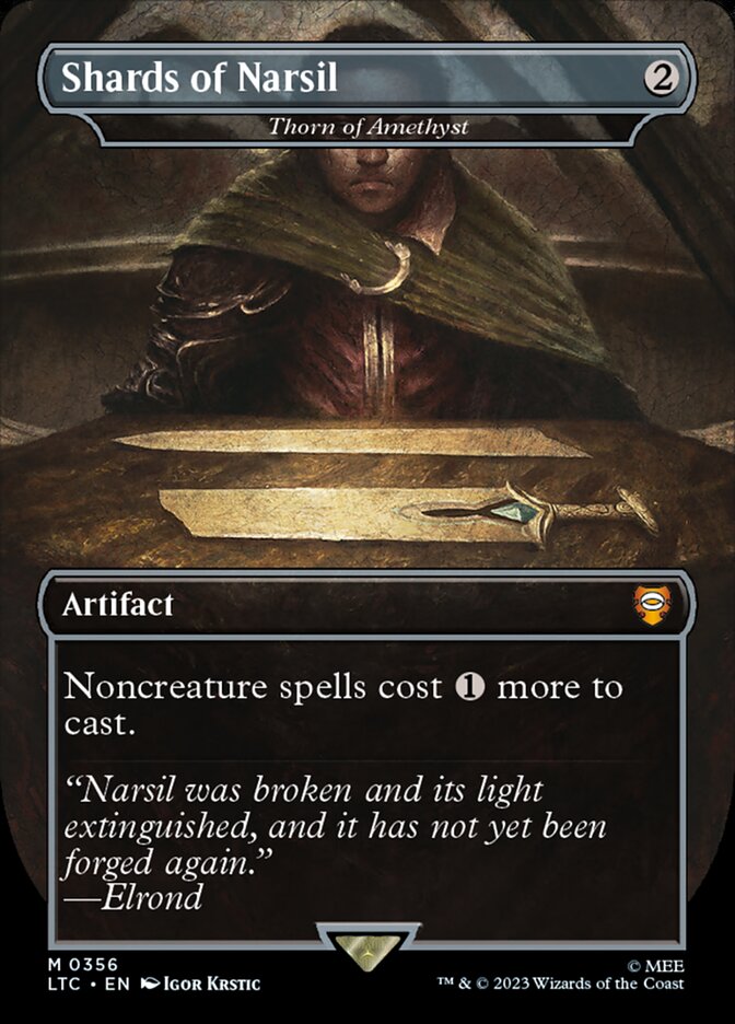 Thorn of Amethyst LTC-356 Tales of Middle-earth Commander Magic card