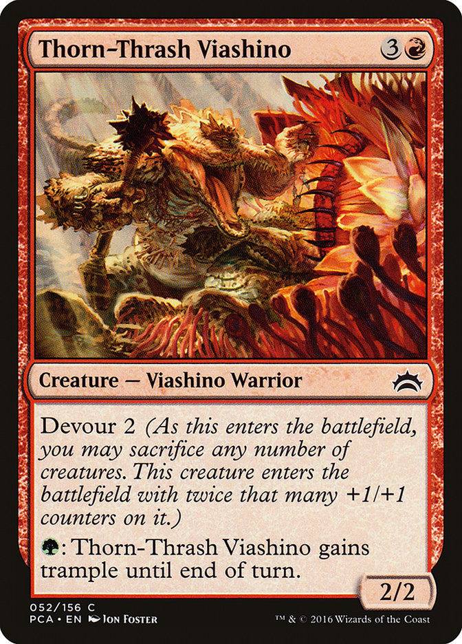 Thorn-Thrash Viashino PCA-52 Planechase Anthology Magic card