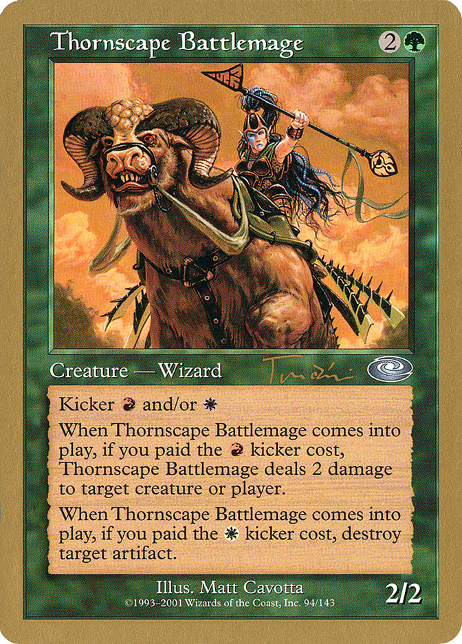 Thornscape Battlemage WC01-JT94 World Championship Decks 2001 Magic card