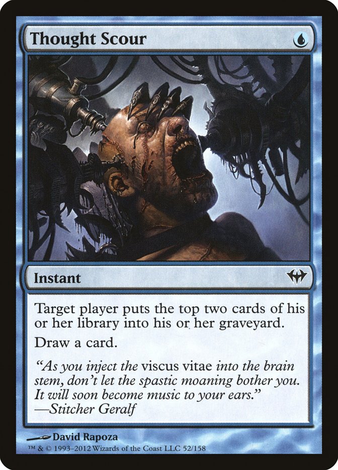 Thought Scour DKA-52 Dark Ascension Magic card